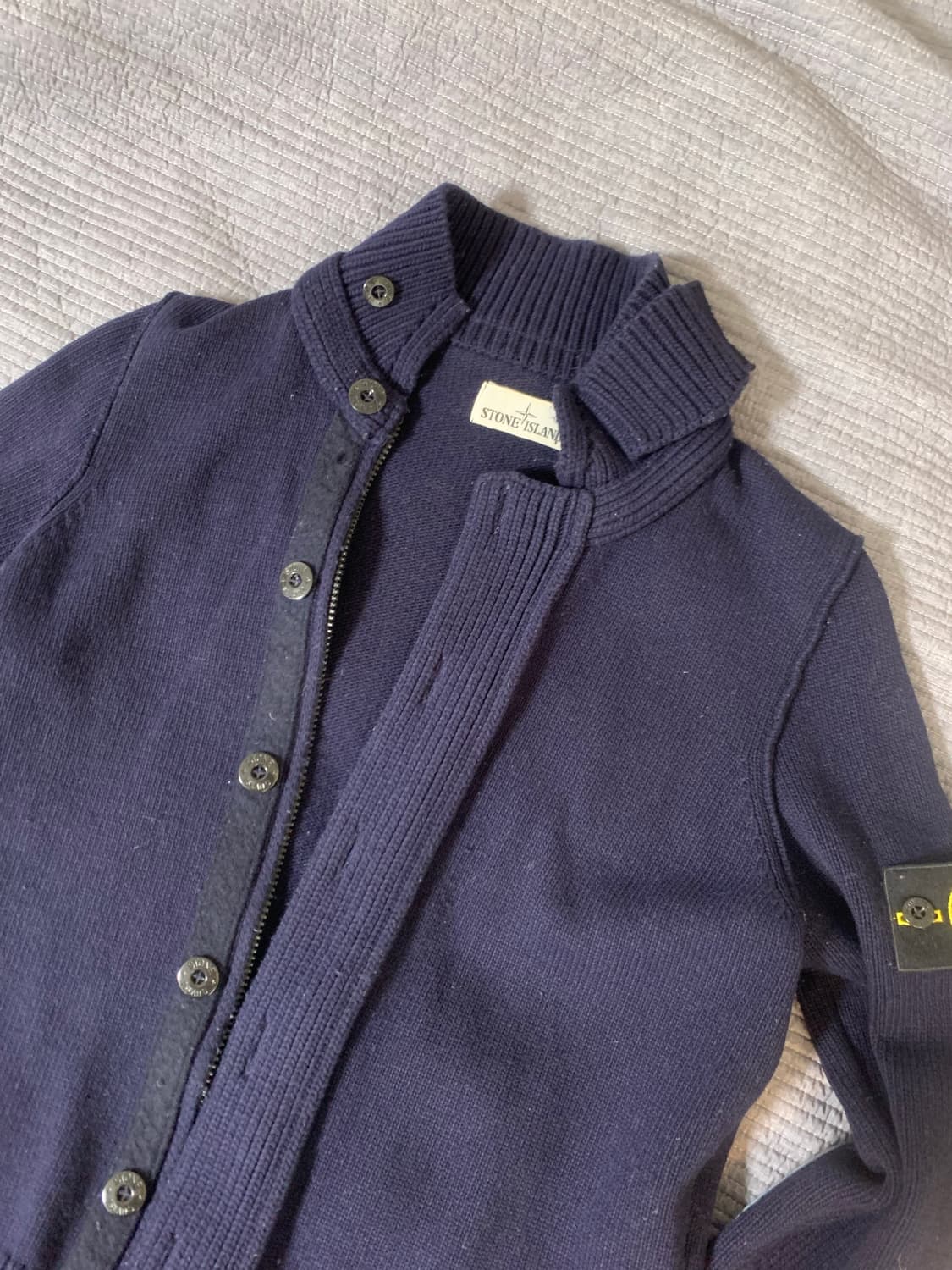 스톤아일랜드 니트집업 가디건 s 상품이미지5