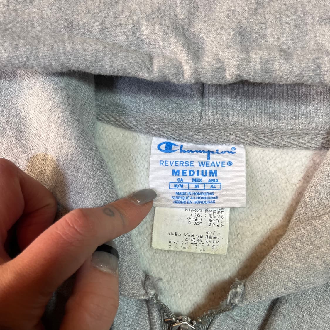 챔피온 리버스위브 후드집업 상품이미지3