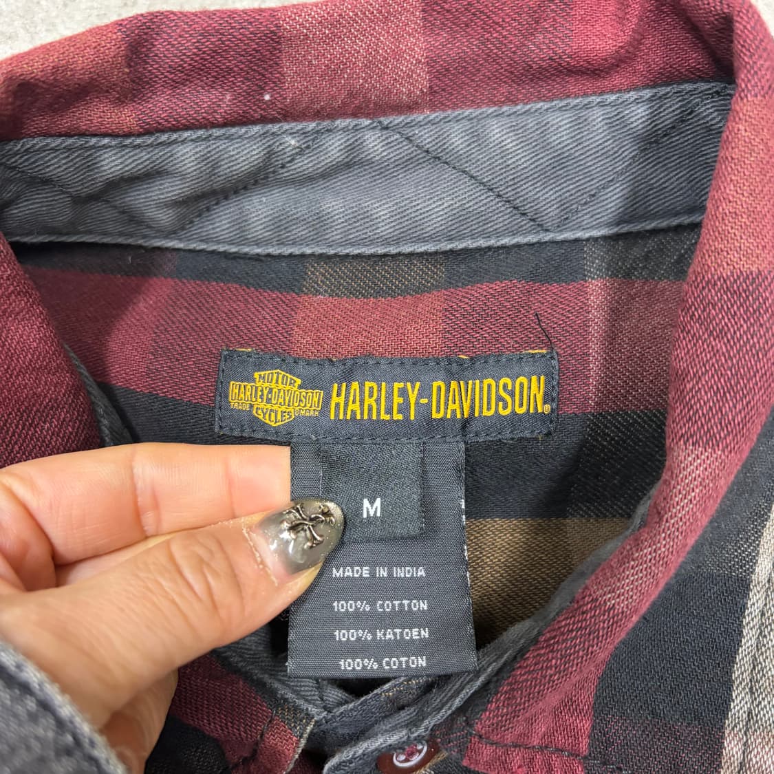 할리데이비슨 자수 셔츠[2481] 상품이미지6