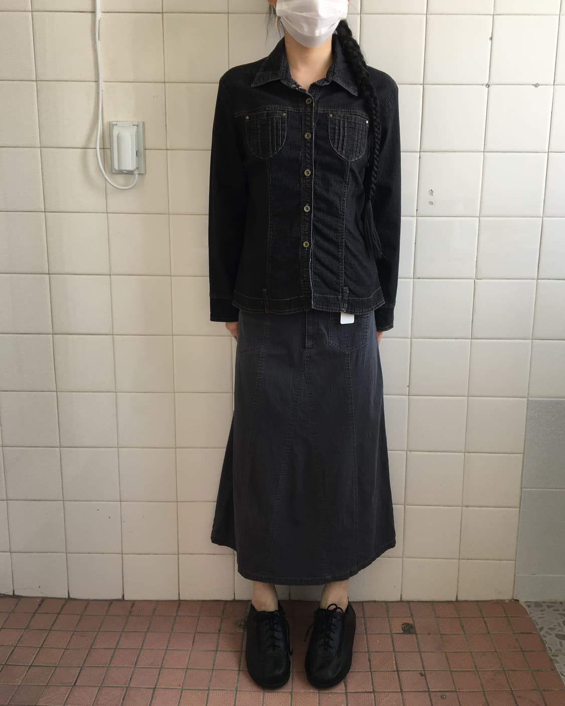 Pocket point line detail shirt 상품이미지1