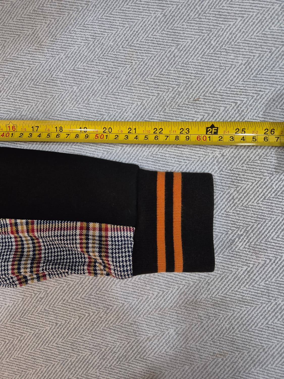 폴로랄프로렌 체크 패턴 패널이 있는 블랙 맨투맨 남성 95~100사이즈 상품이미지8