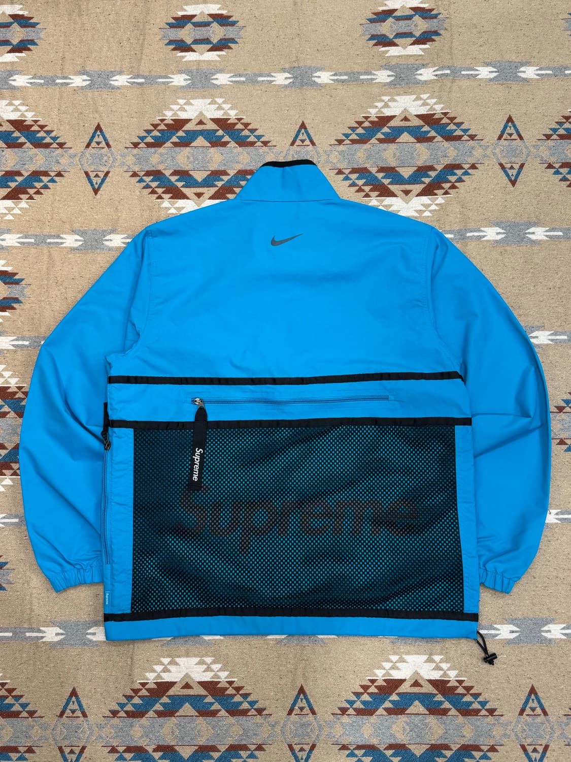 [M][100] 슈프림 x 나이키 트레일 런닝 자켓 블루 상품이미지5