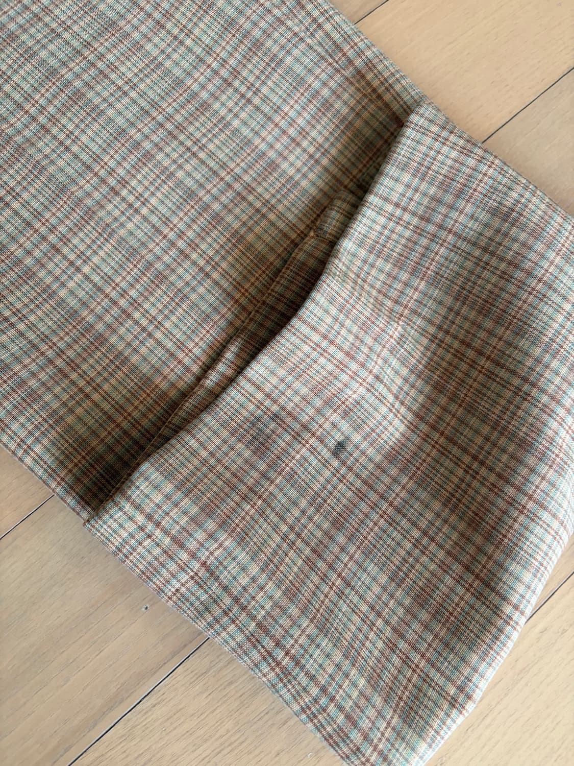 오라리 하드트위스트 체크 슬랙스 상품이미지6