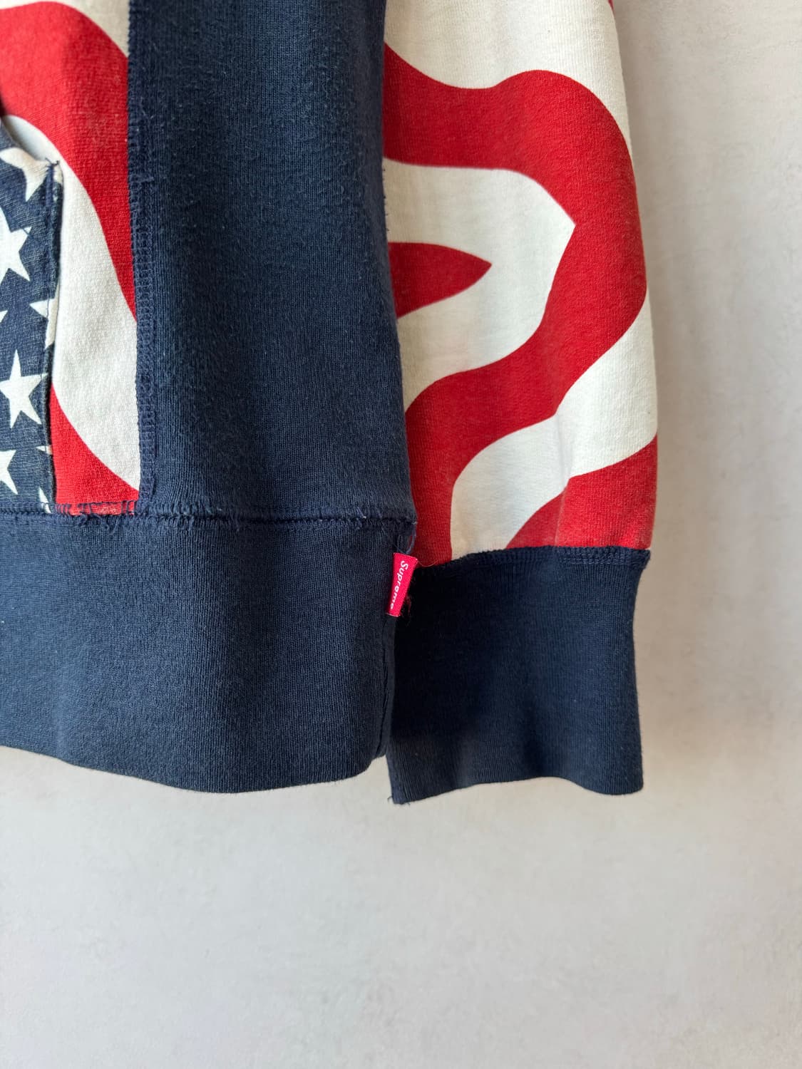 Fw14 슈프림 American Flag 박스로고 후드티 상품이미지6