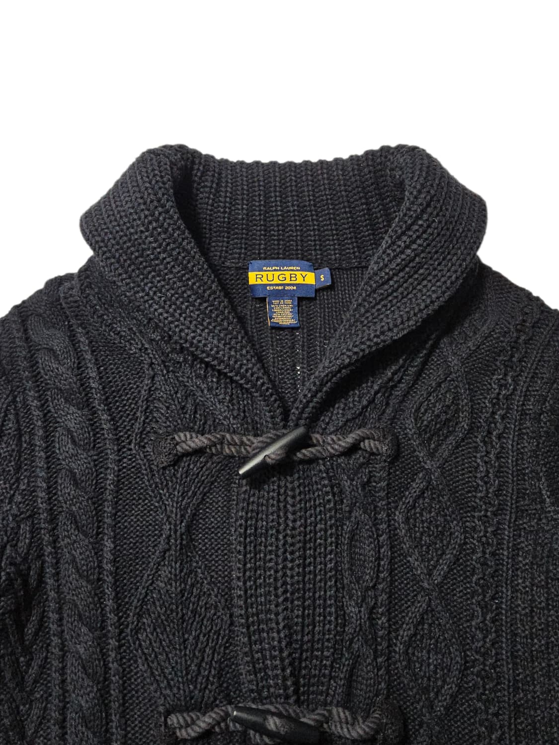 폴로 랄프로렌 럭비 더플 숄카라 가디건 S 상품이미지2
