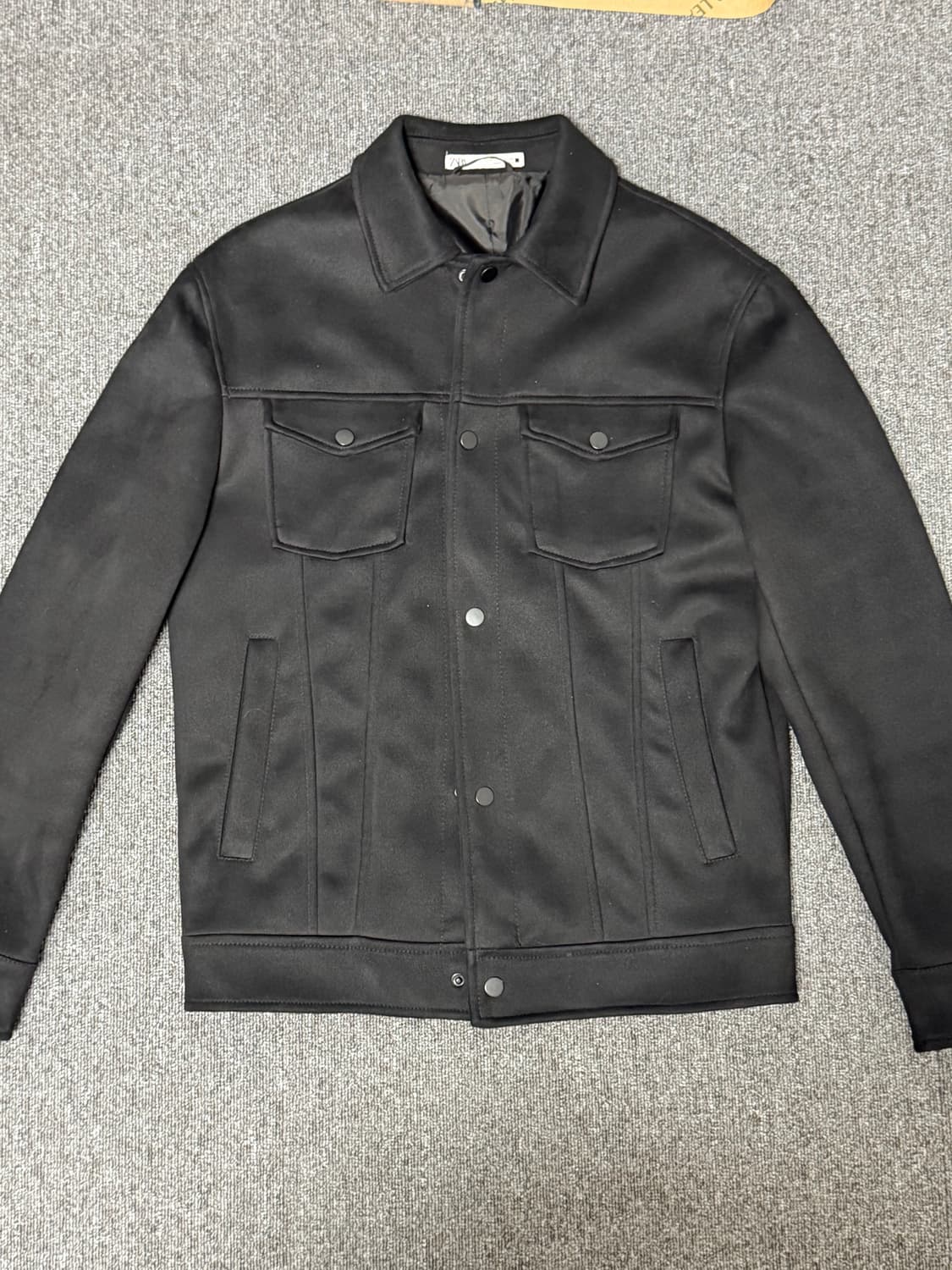 자라 루즈핏 스웨이드 자켓 상품이미지1