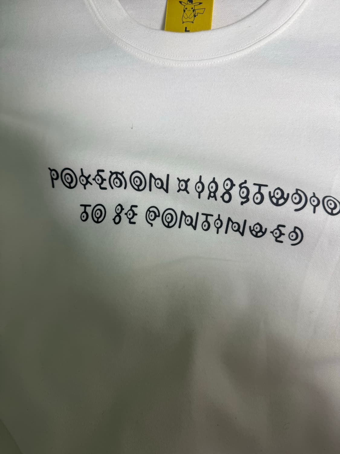 아이앱 스튜디오 x 포켓몬 안농 티셔츠 화이트 상품이미지4