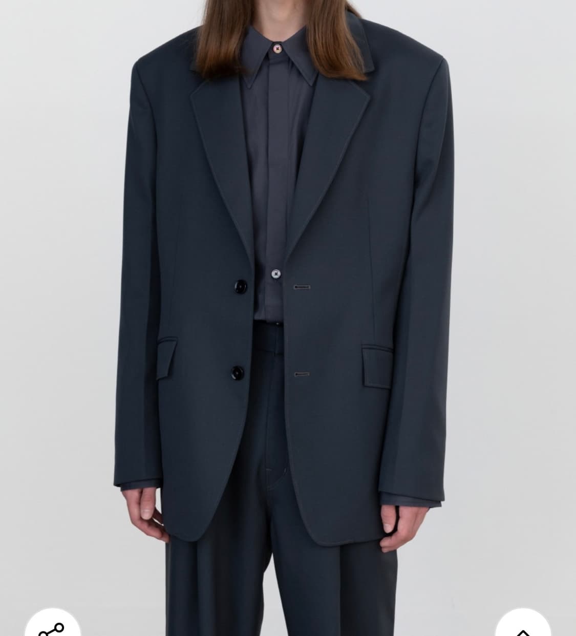인사일런스 테일러드 울 블레이저 MIDNIGHT BLUE 상품이미지1