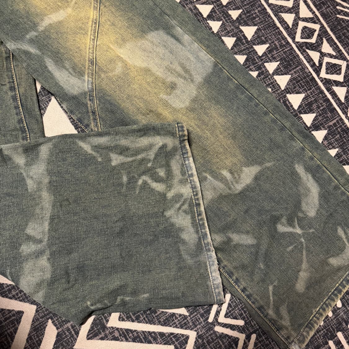 빈티지 워싱 와이드 데님팬츠 상품이미지3