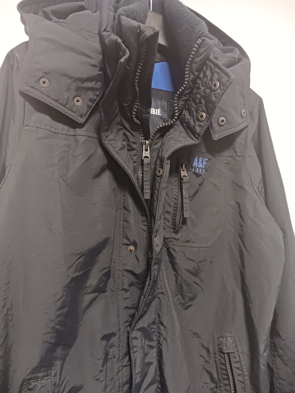 아베크롬비 안감기모 바람악이 패딩 상품이미지4