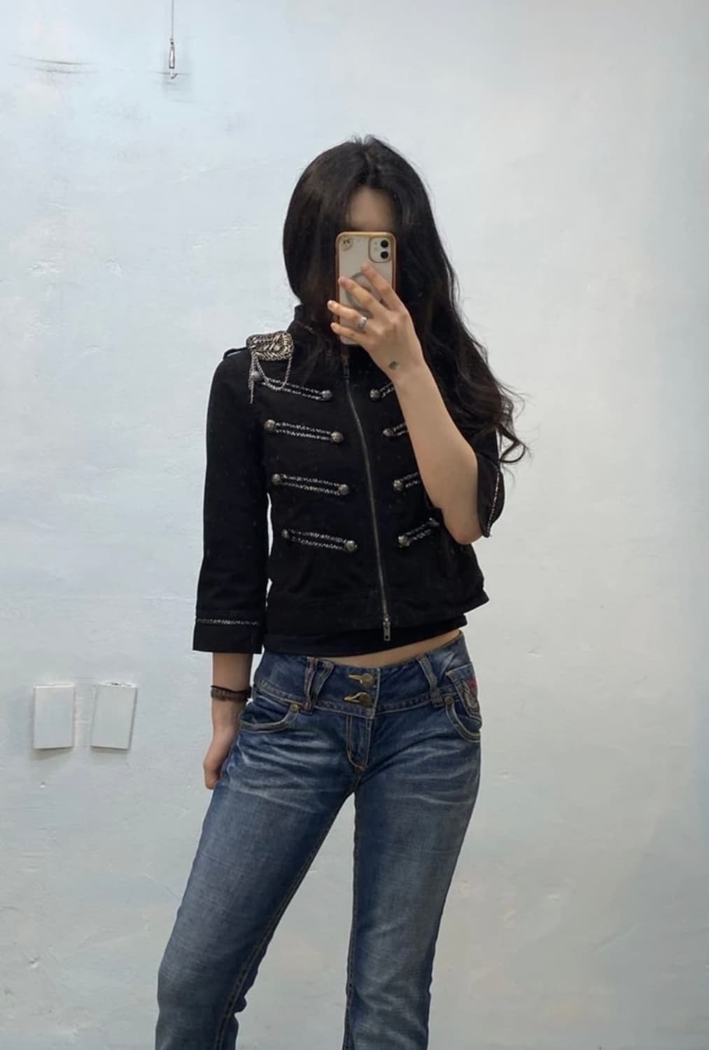 [1606]Black napoleon jacket 상품이미지3