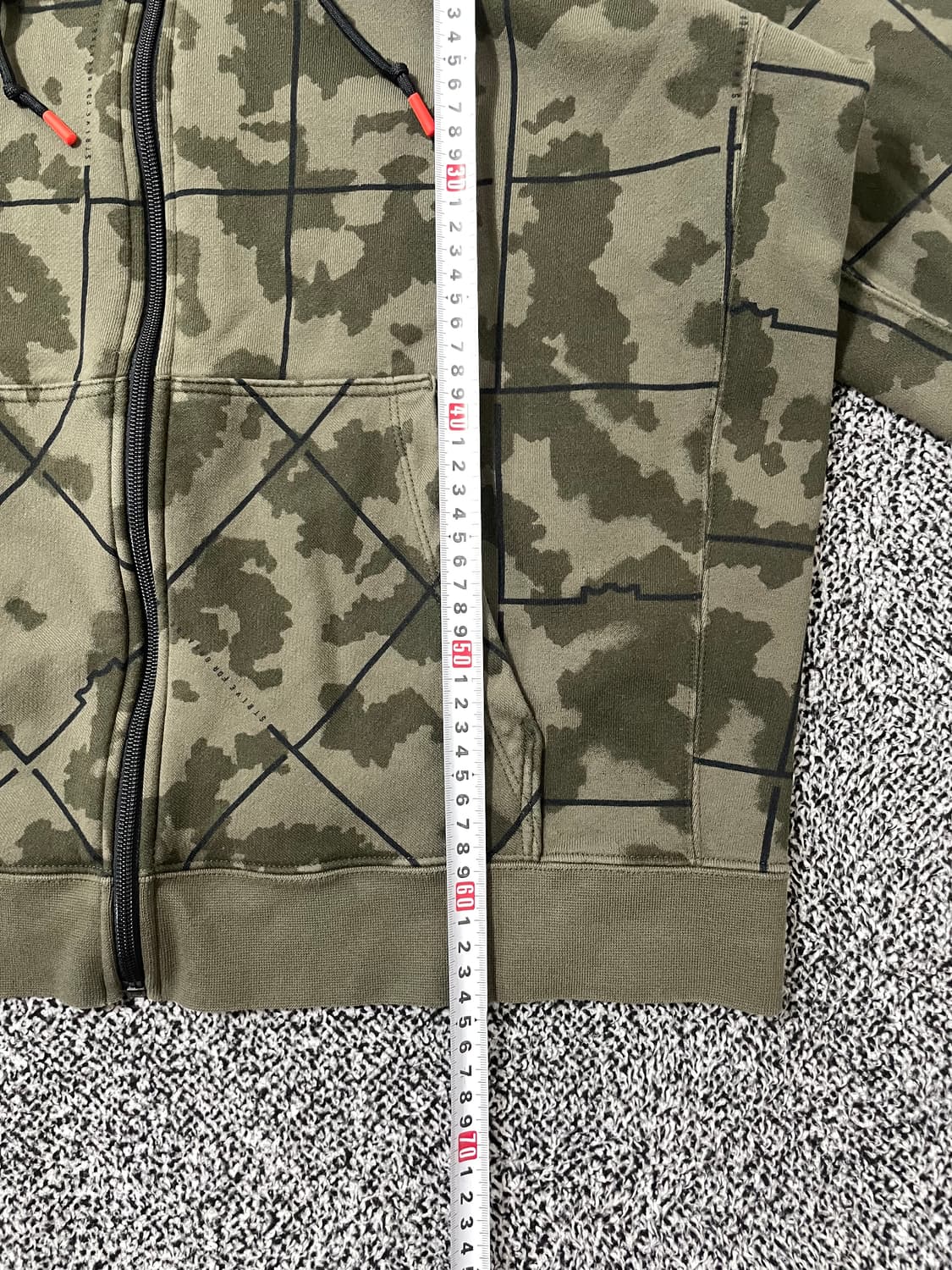 빈티지9. 나이키 르브론 제임스 카모플라쥬 후드집업 후드티 스웻 그린 상품이미지5