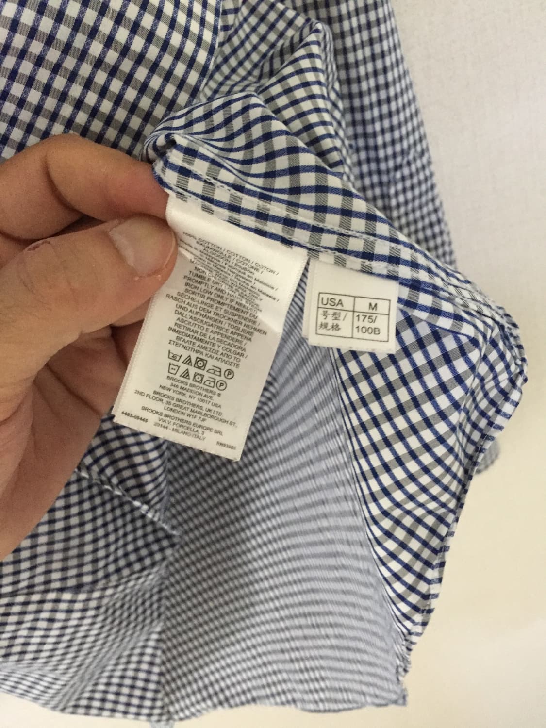 Brooks Brothers 체크 셔츠 상품이미지7