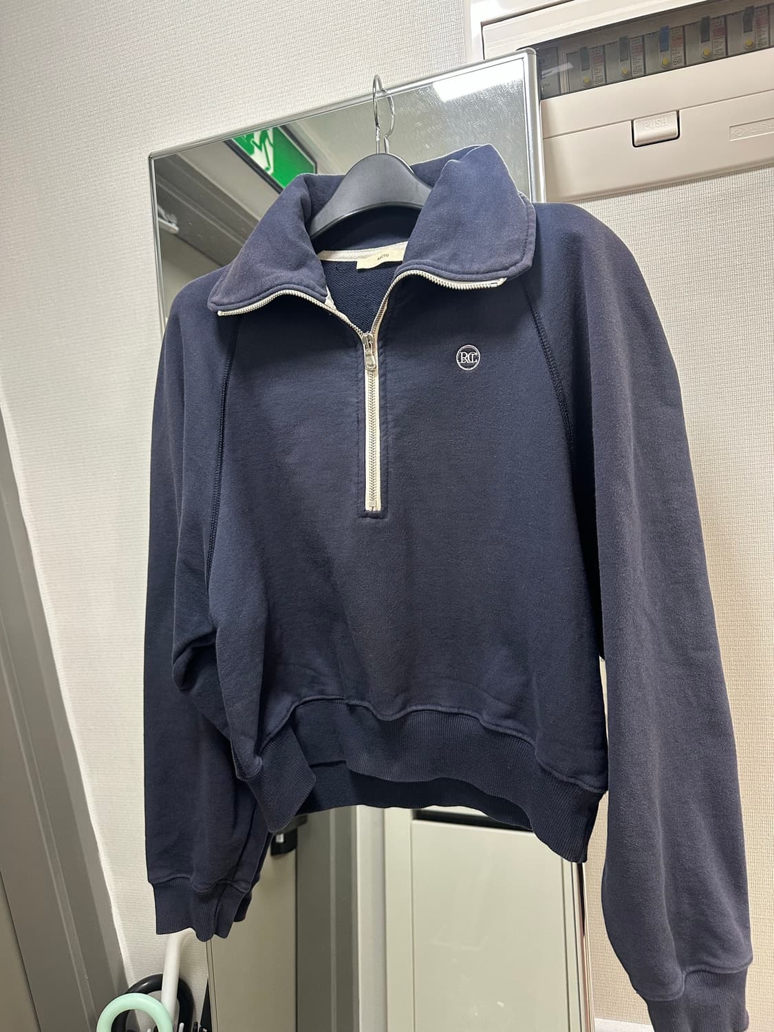 Recto 하프짚업 맨투맨 상품이미지3