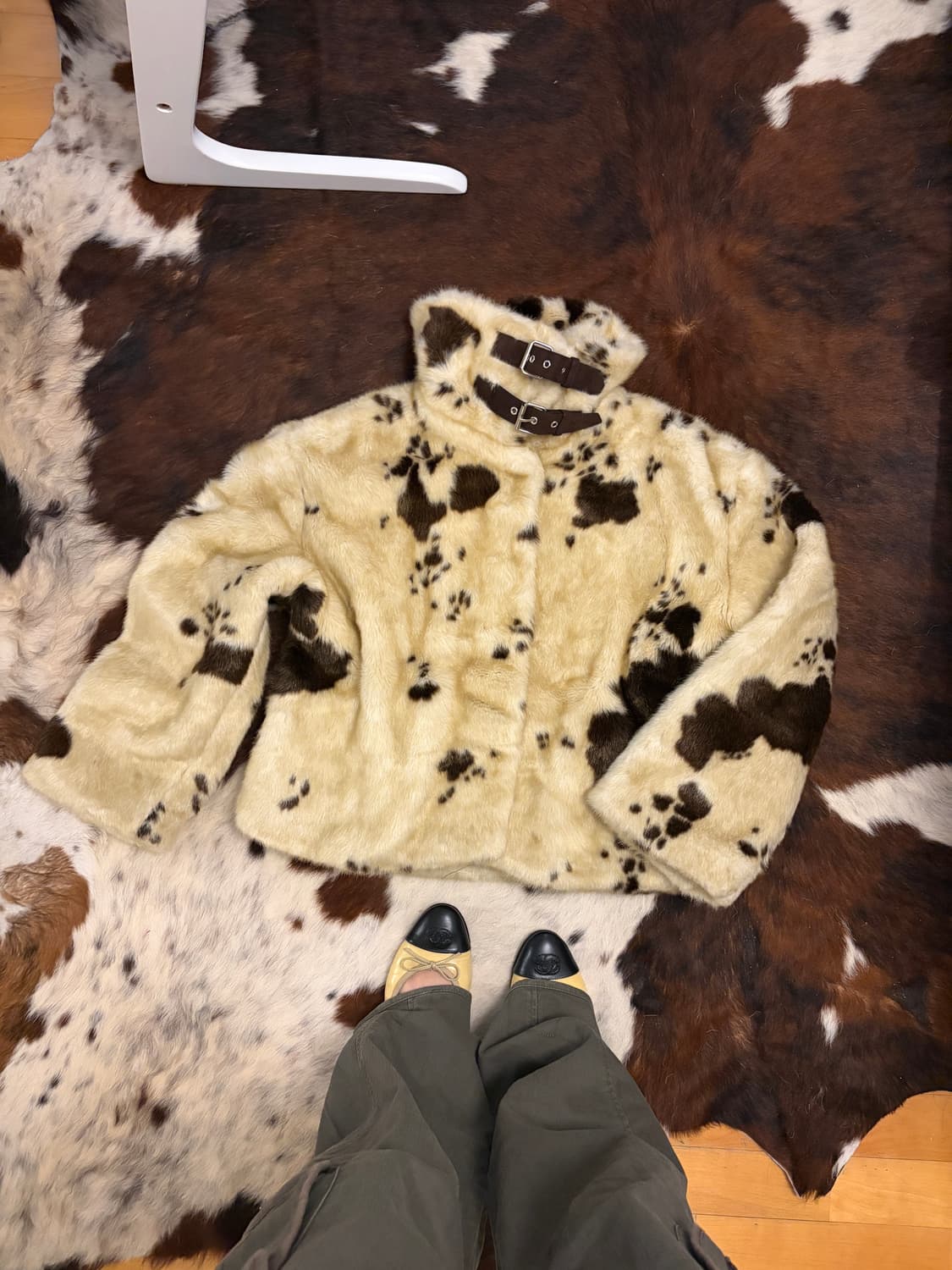 빈티지 카우 퍼 자켓(착용샷O) 상품이미지1