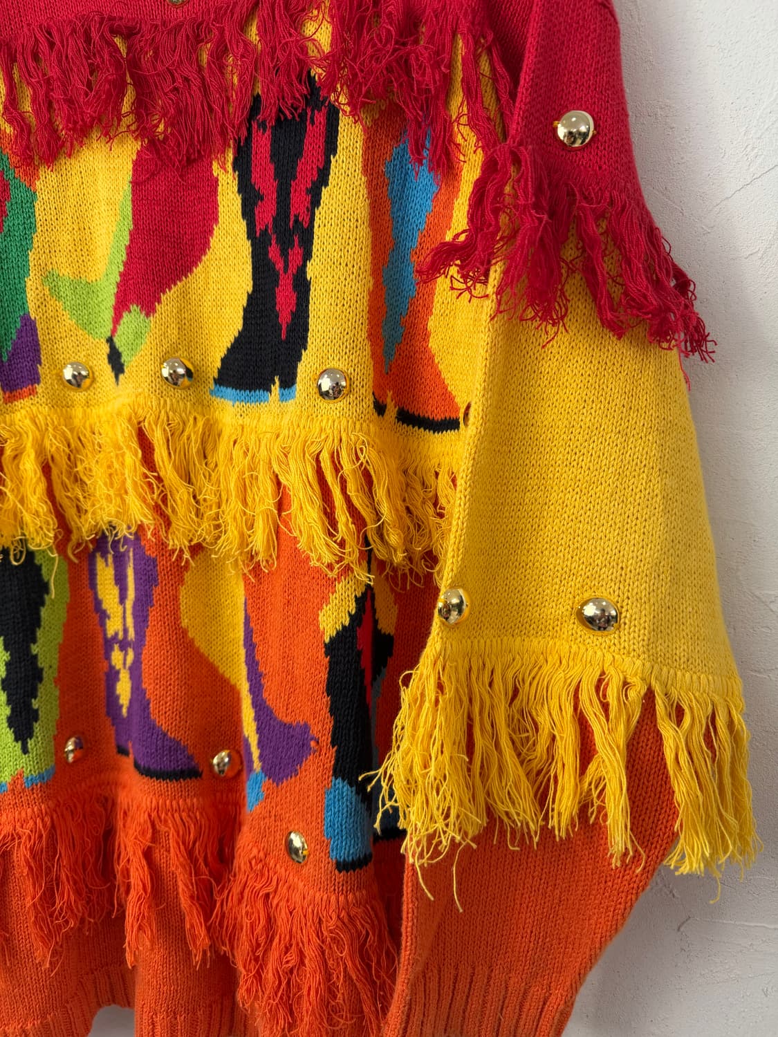 빈티지 SPREE INTERNATIONAL 패턴 니트 상품이미지3