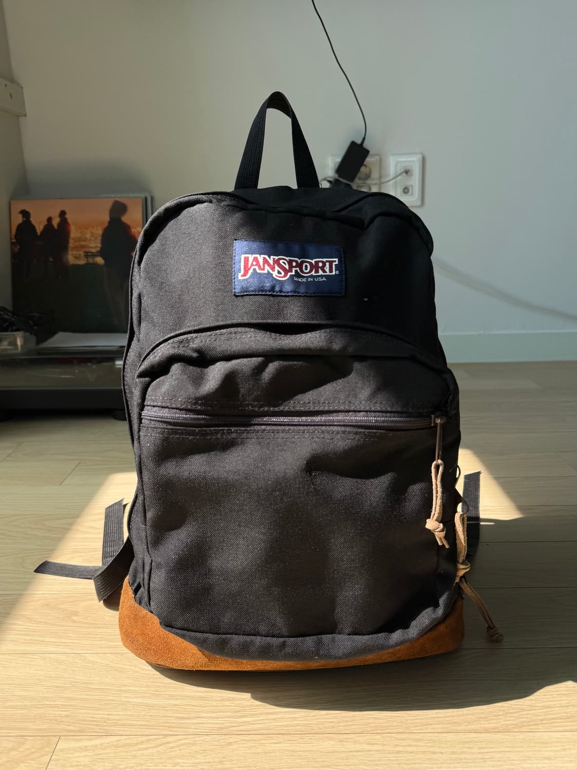 잔스포츠 90s 빈티지 스웨이드 바텀 백팩 상품이미지2