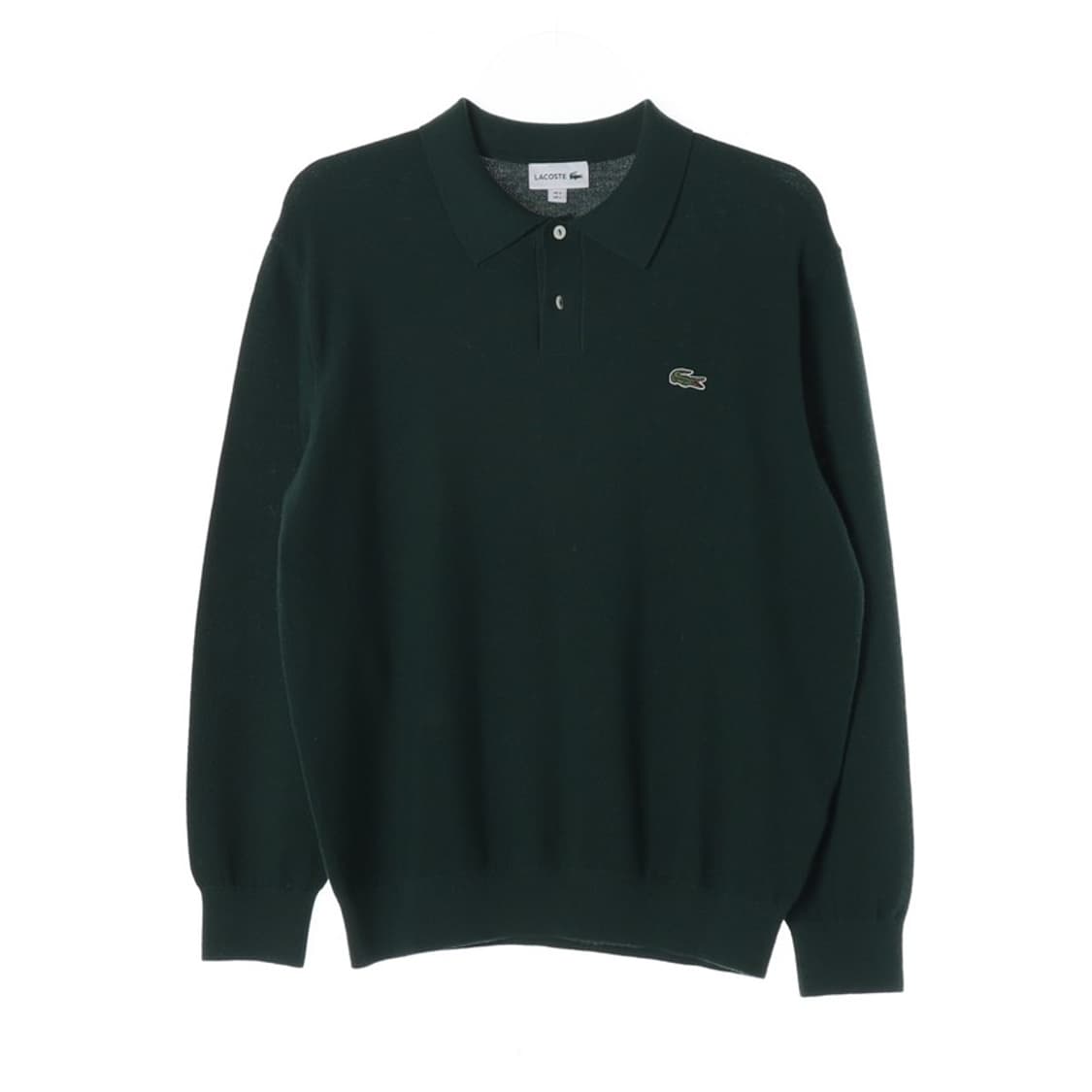 LACOSTE 다크그린 카라 니트 L 상품이미지1