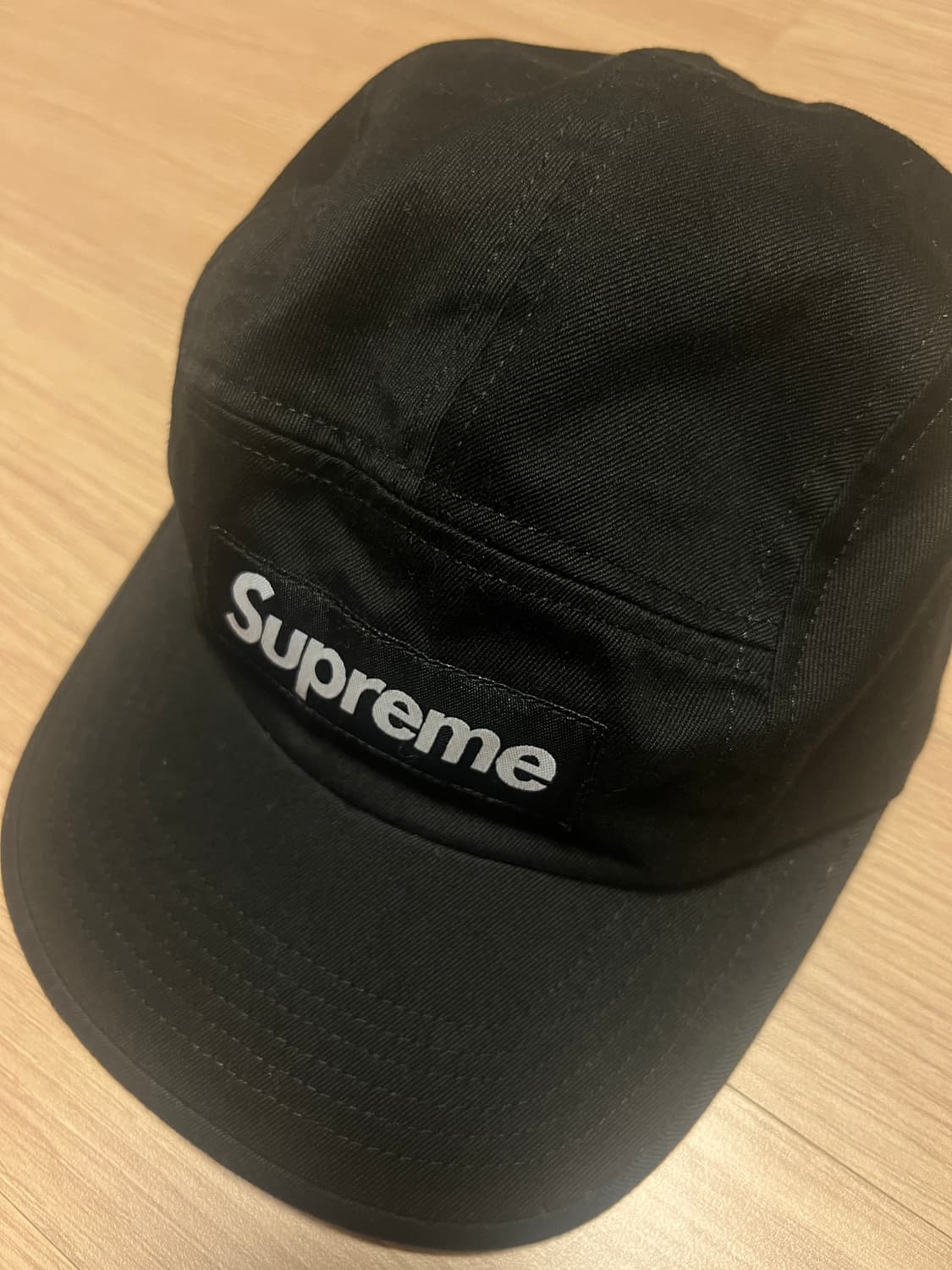 슈프림 위시드 치노 트윌 캠프캡 블랙 상품이미지1