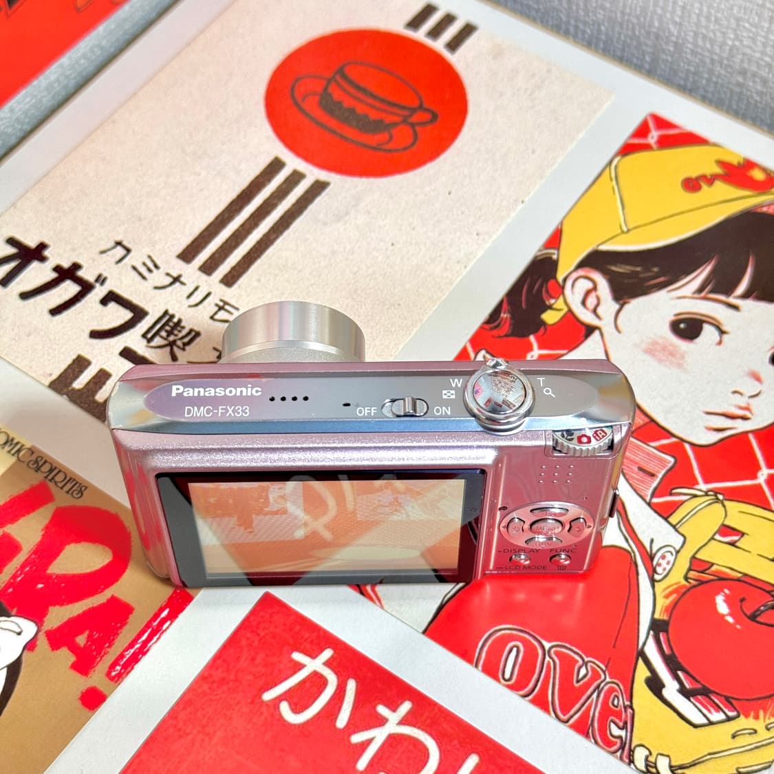 파나소닉 루믹스 FX33 핑크 빈티지디카 상품이미지3