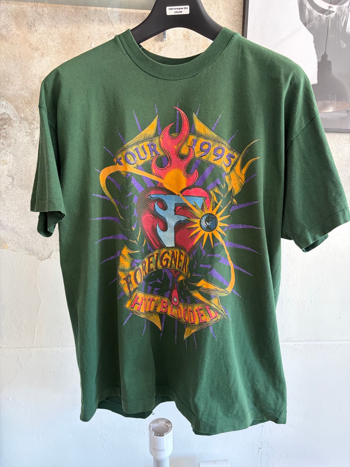 1995 Foreigner 투어 티셔츠 상품이미지3