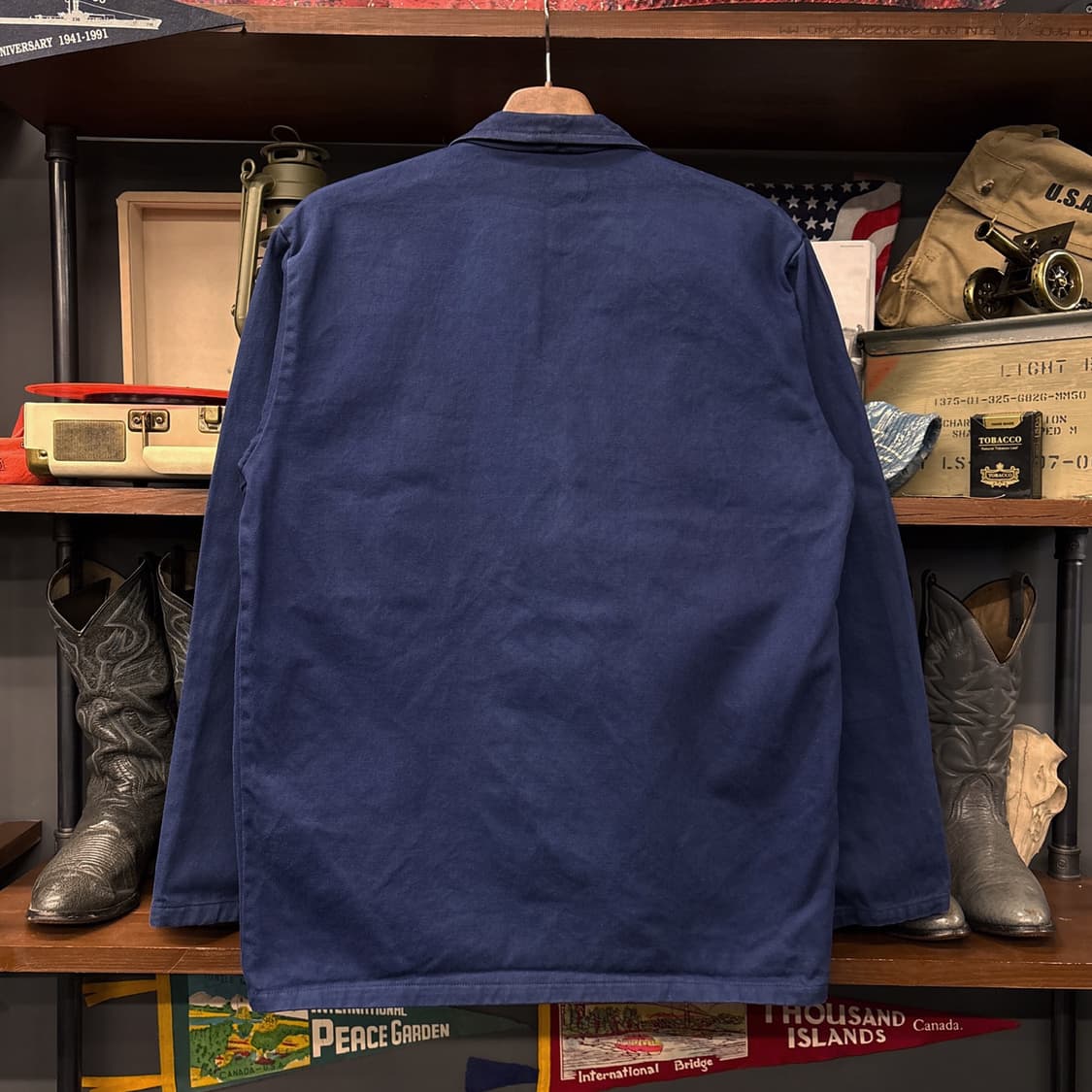 70s 오리지널 헤비 몰스킨 프렌치워크자켓 / 초어자켓 N805 상품이미지2