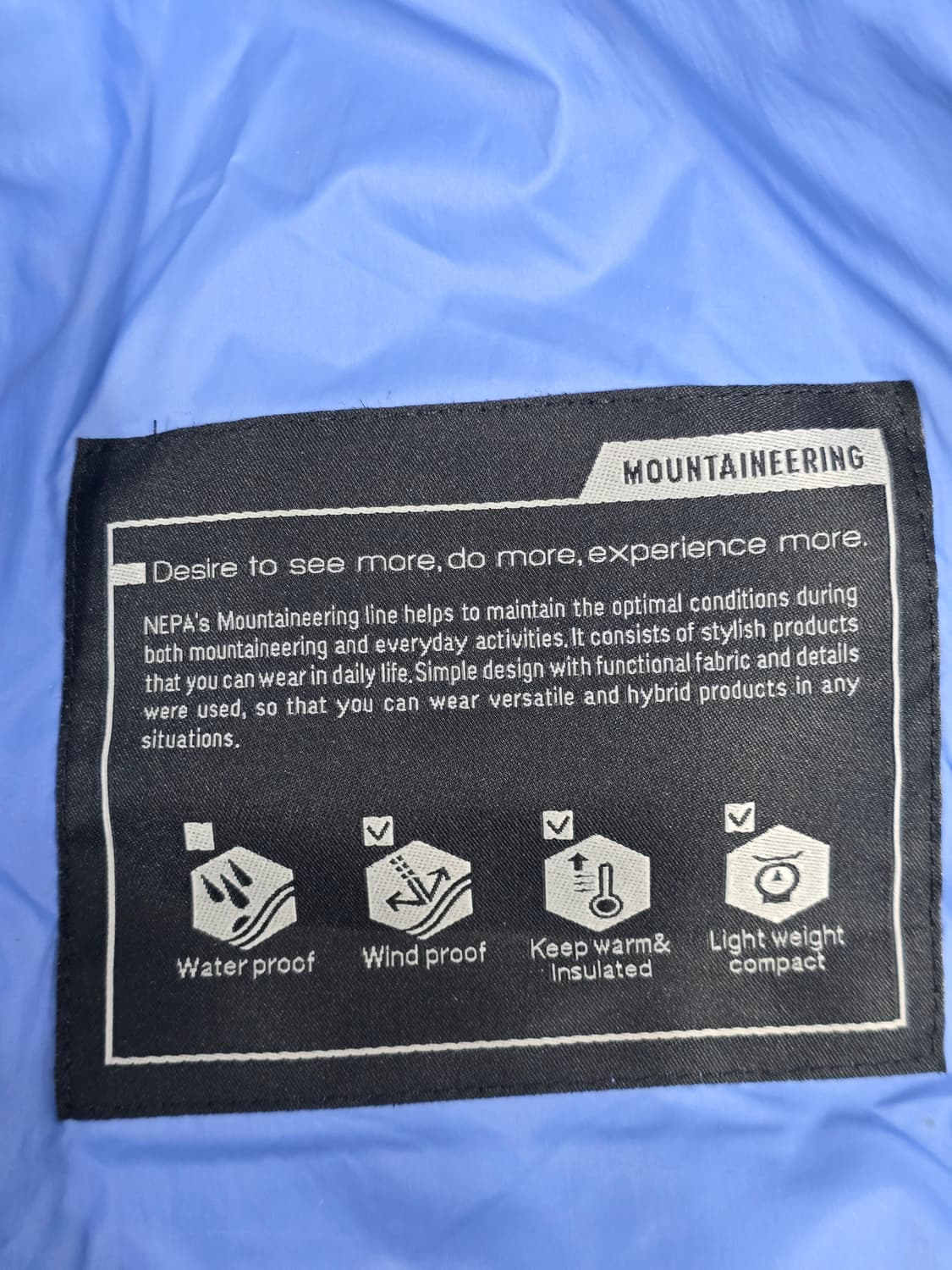 (새상품)네파(NEPA)쿠스코 라이트 구스다운 베스트 상품이미지5