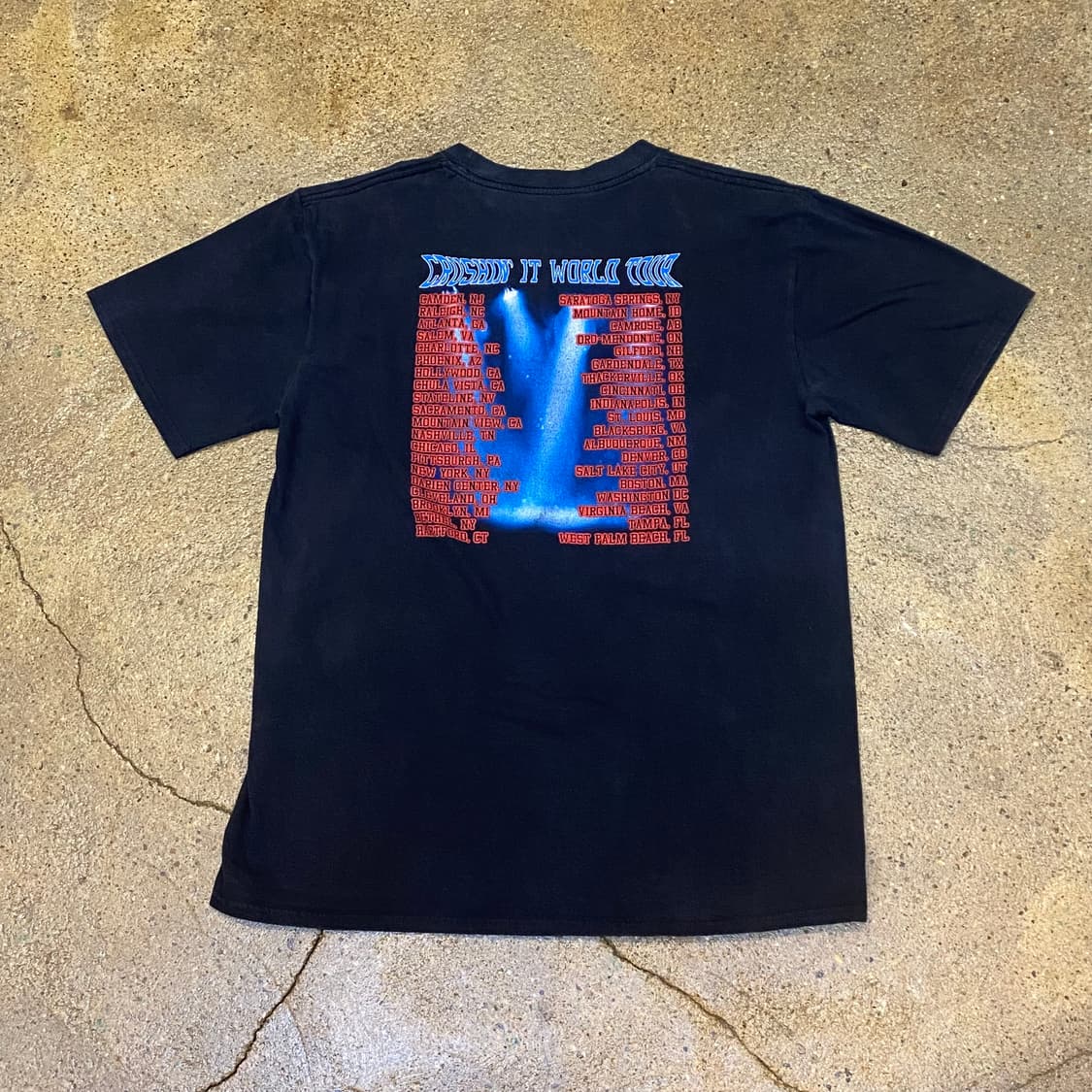 미국 빈티지 브래드 페이슬리 콘서트 투어티 락티셔츠 반팔티 상품이미지4