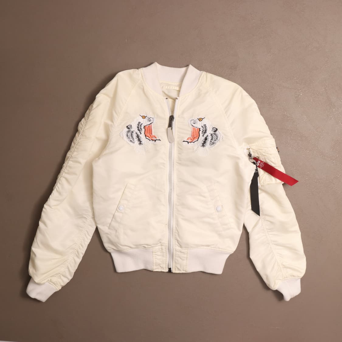 알파인더스트리 스카잔 자수 ma-1 항공점퍼 A1503 상품이미지1