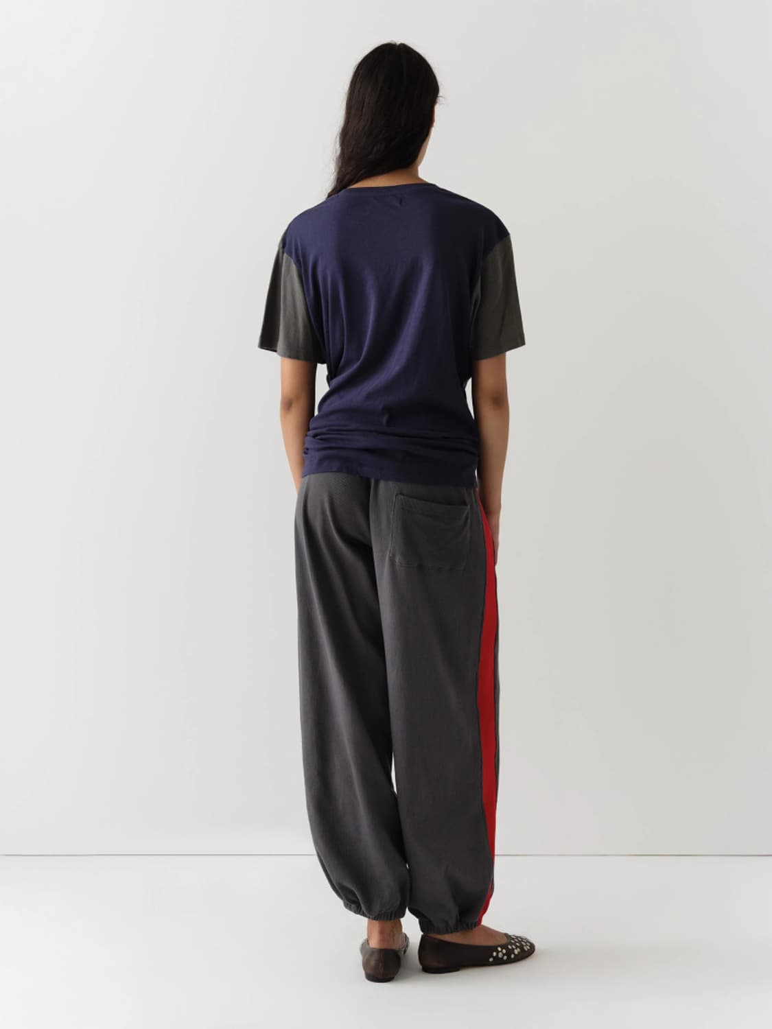 [36,37,38,39]기마구아스 스터드 발레리나 슈즈/브라운 상품이미지6