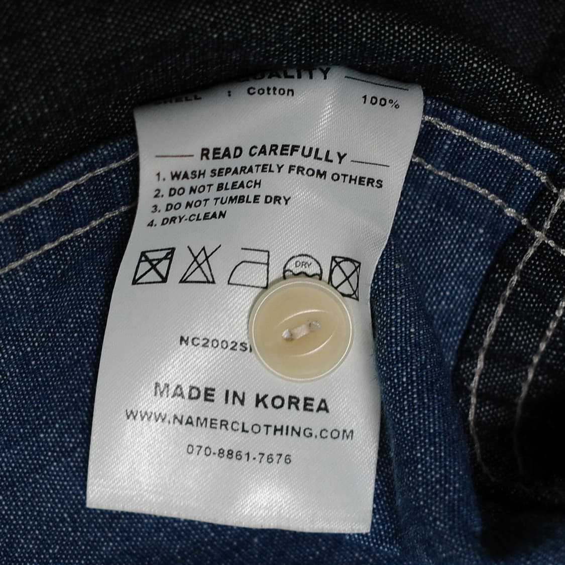 네이머클로딩 bluer pleats mix 반팔 셔츠 상품이미지9