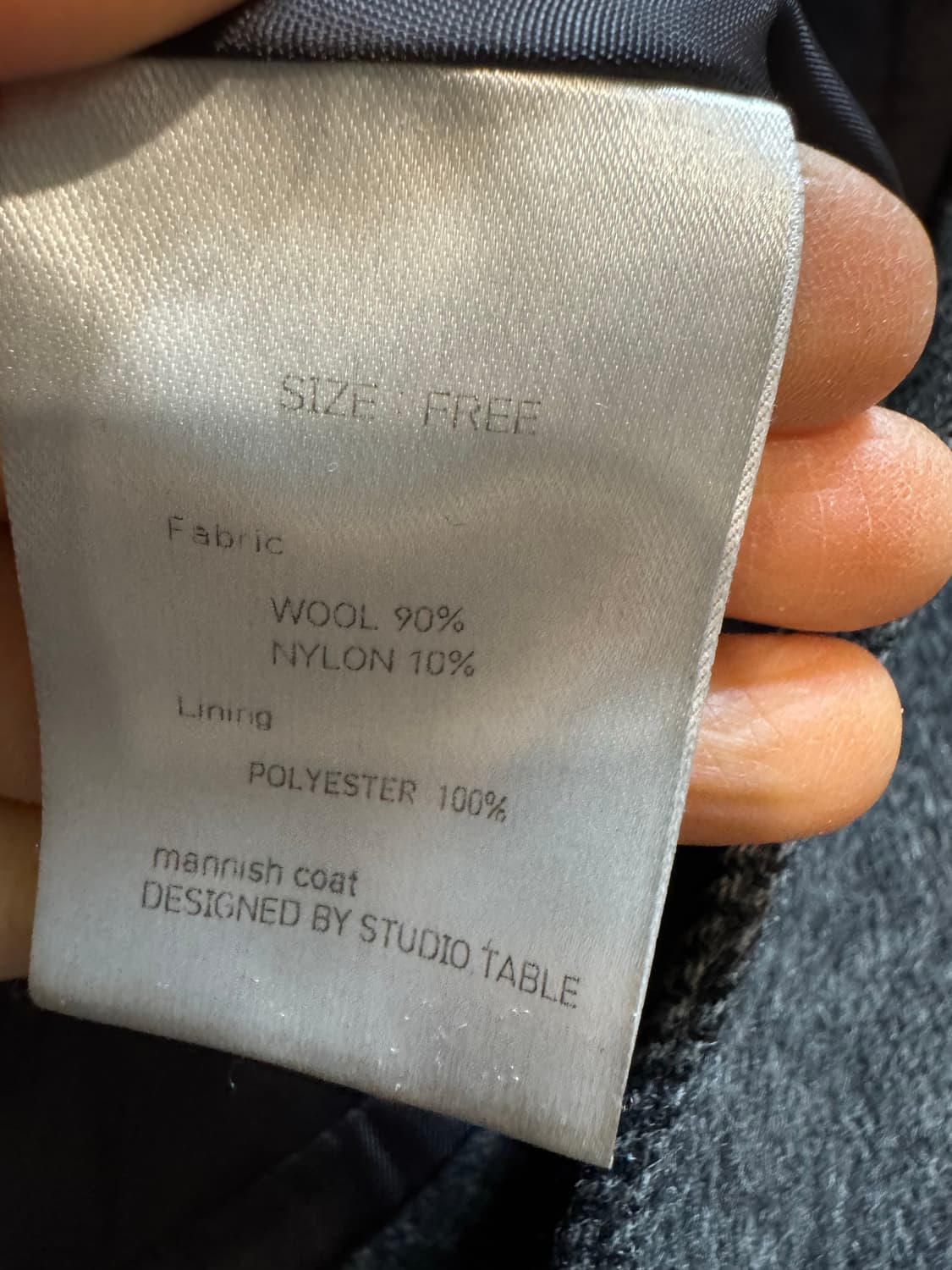 table 테이블 헤링본 롱코트 상품이미지8