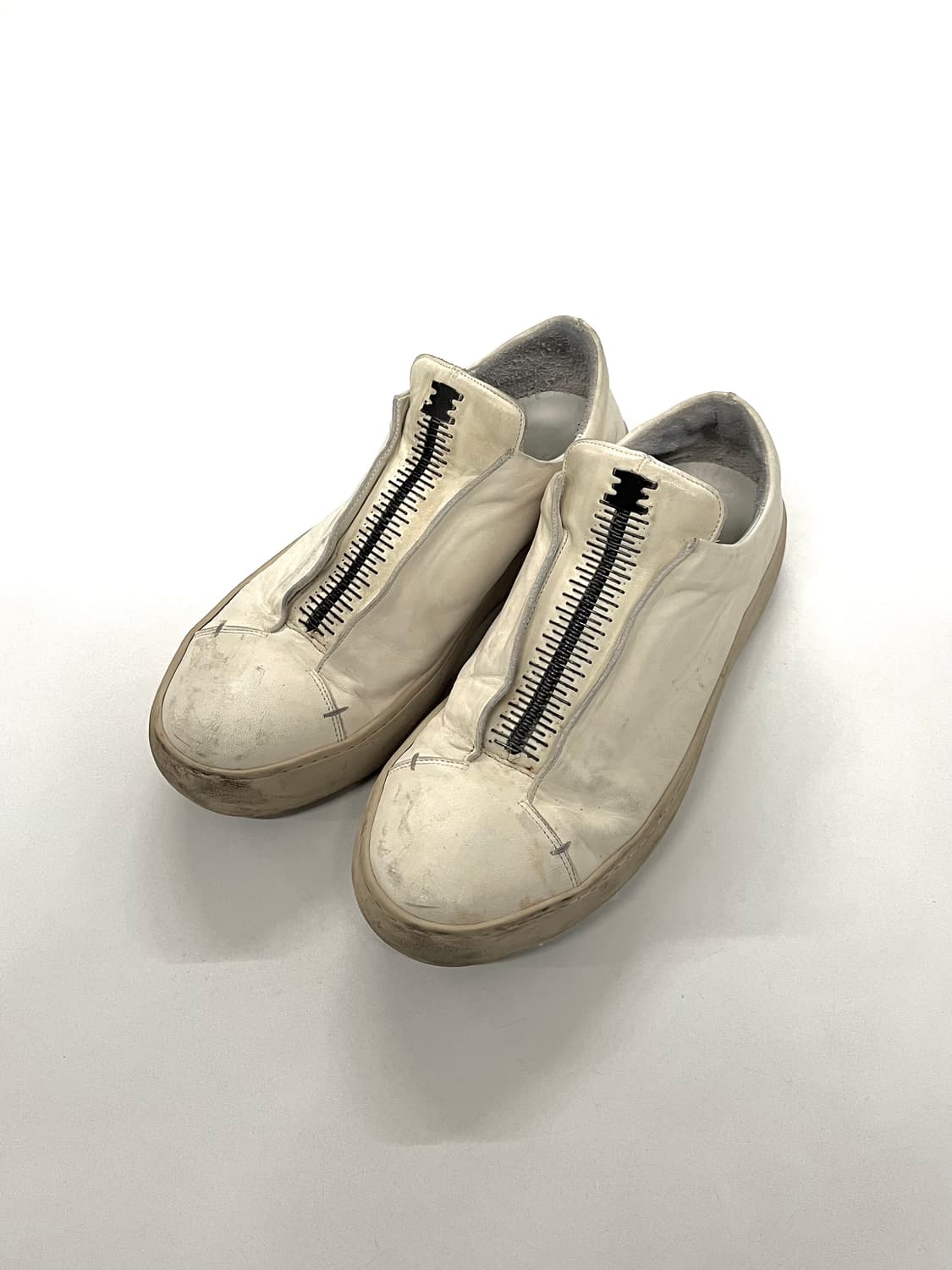 아이작 세럼 스테이플러 레더 스니커즈 상품이미지2