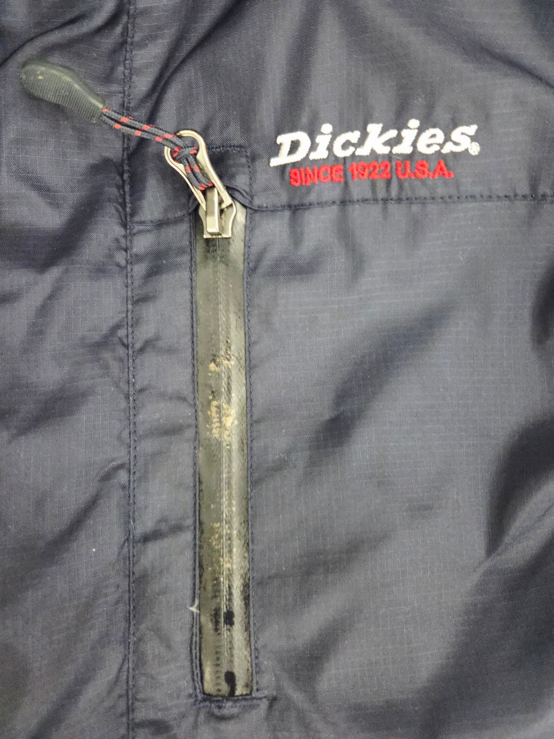 디키즈(Dickies) 네이비 나일론 바람막이 자켓 상품이미지6