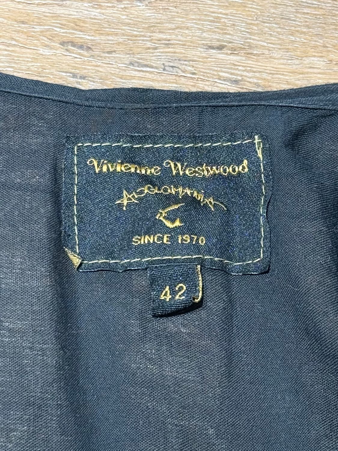 비비안웨스트우드 앵글로매니아 블랙 오프숄더 스트랩 블라우스 상품이미지7