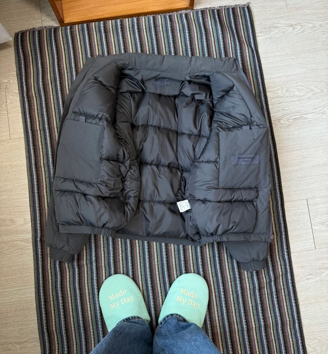 세컨드모놀로그 포켓 패딩 상품이미지2