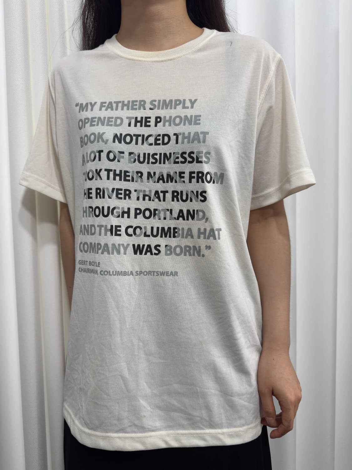 columbia printing tshirt 상품이미지2