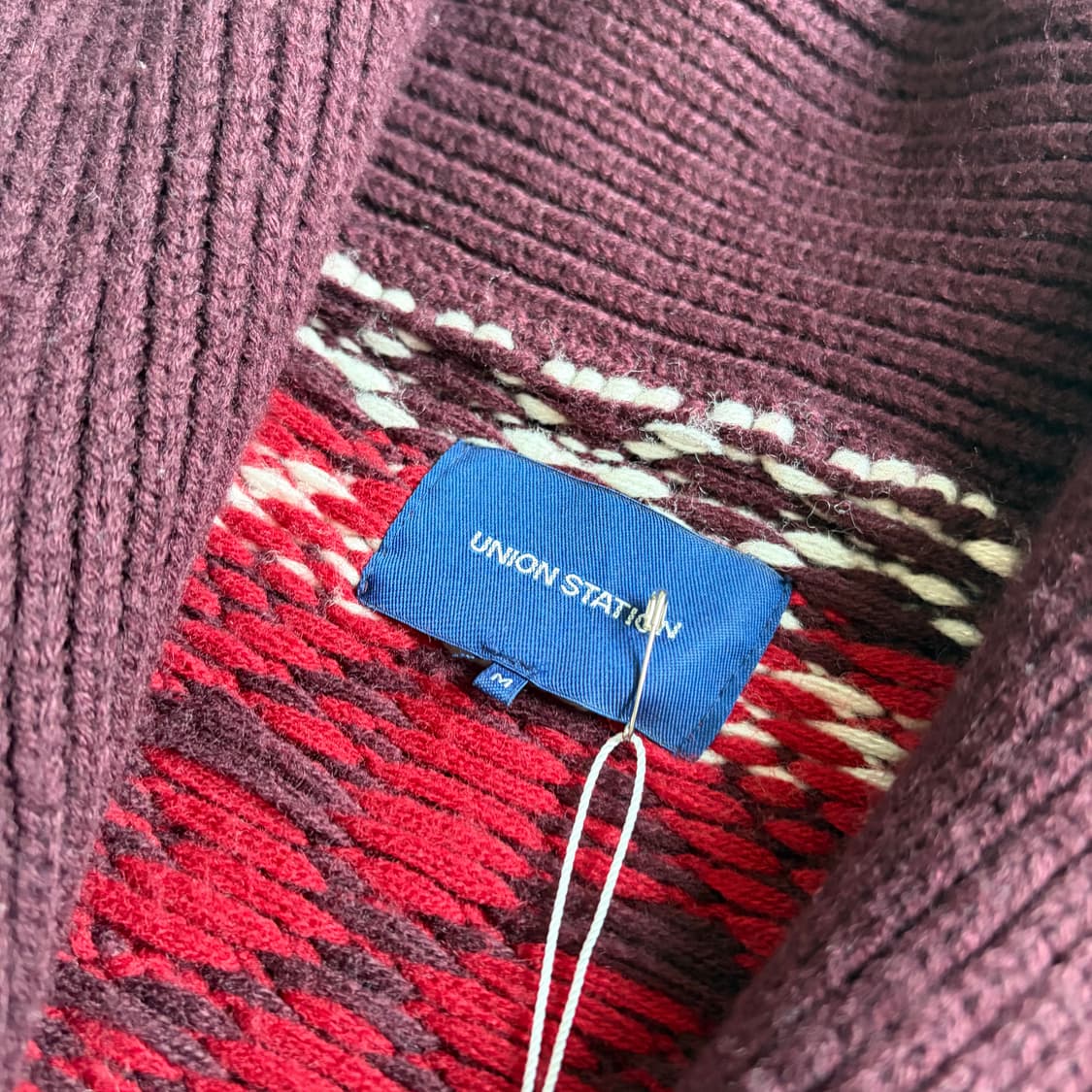 Union Station 빈티지 코위찬 가디건 M 상품이미지5