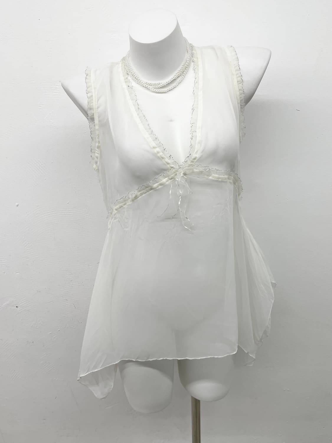 화이트 퓨어 시어 슬립 상품이미지1