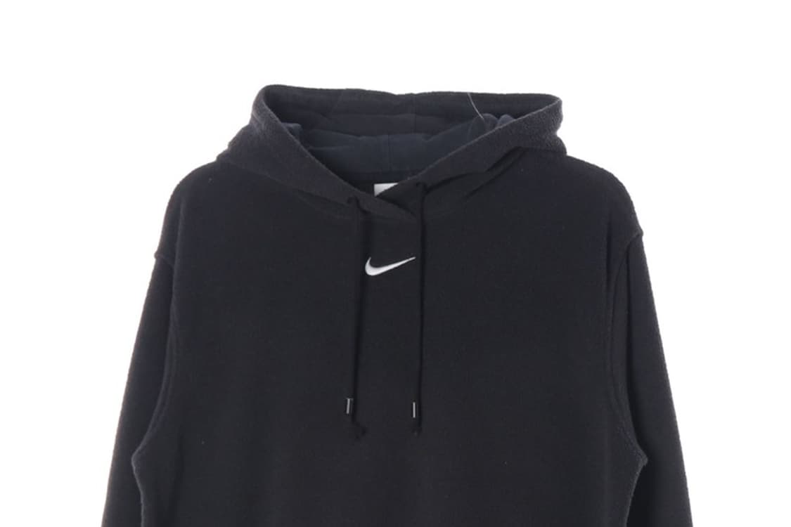 나이키 센터 미니 스우시 블랙 후드티 S 상품이미지3