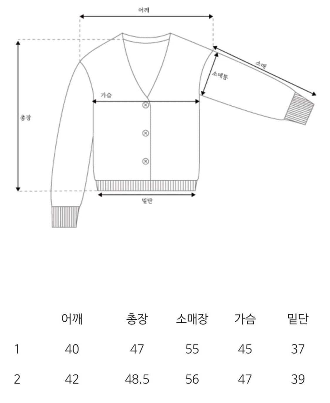 노멜렛 티나 가디건 레드 2사이즈 상품이미지4