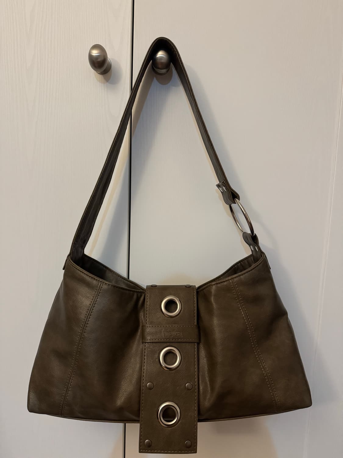 hieta Nita/Olive Green 히에타 니타백 올리브그린 상품이미지5