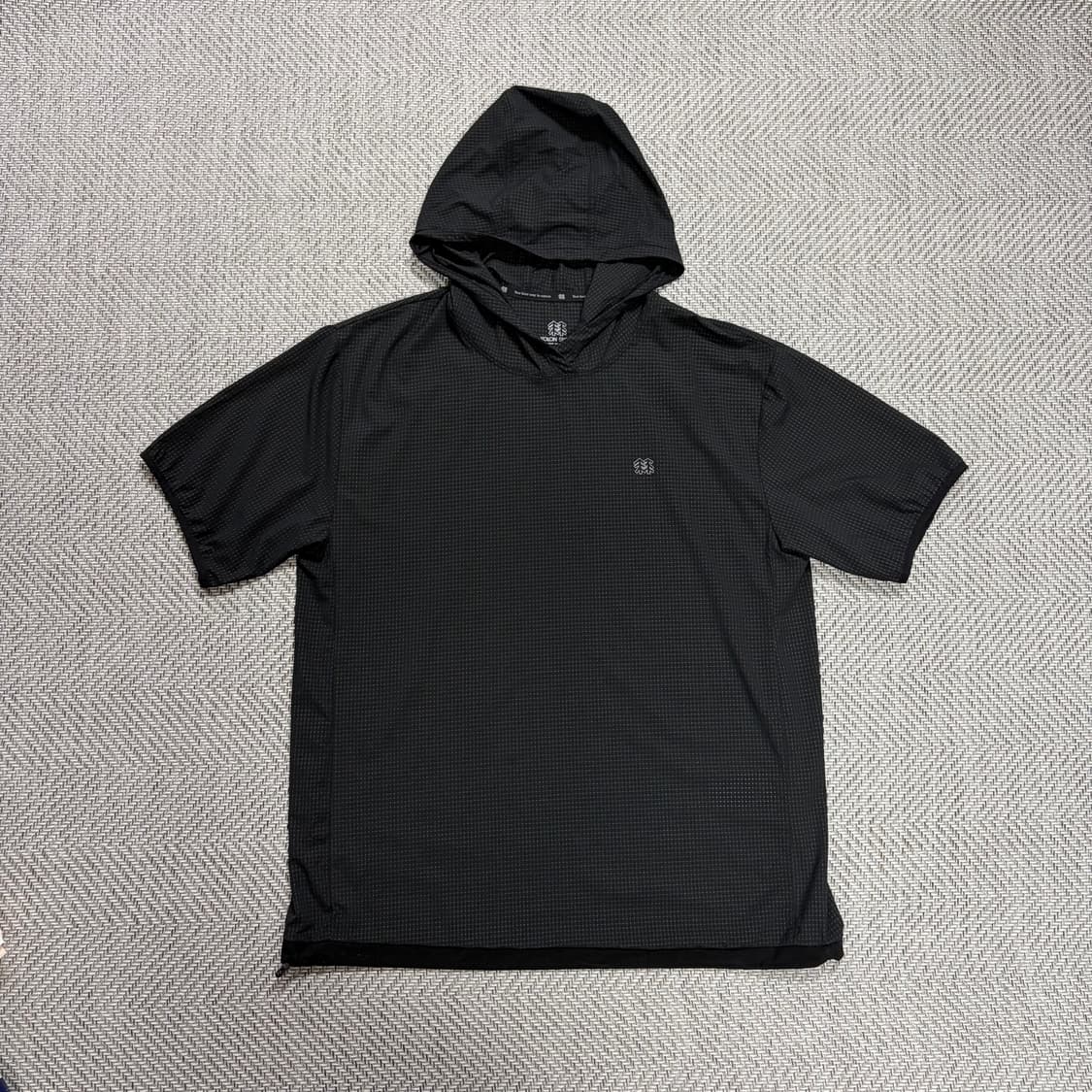 (100)코오롱 에어도트 블랙 후드티 상품이미지1