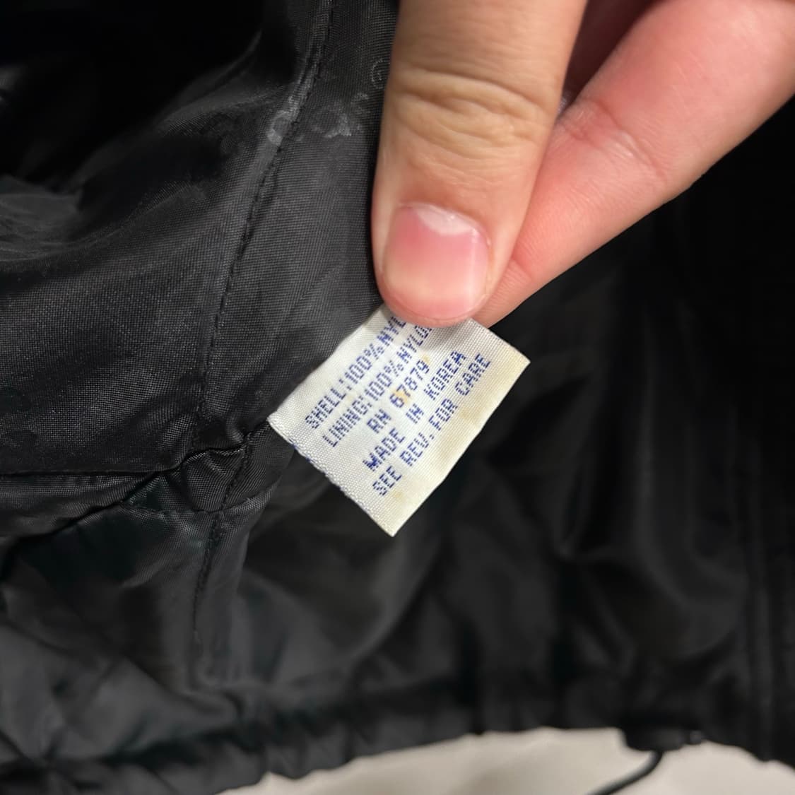 아디다스 올드스쿨 빅로고 트랙 나일론 후드 자켓 상품이미지4
