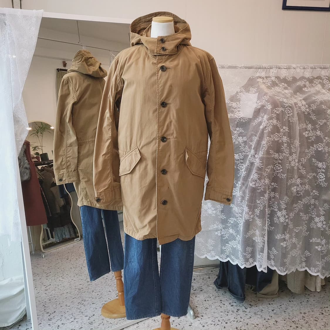 American eagle 누빔내피 야상코트 상품이미지1