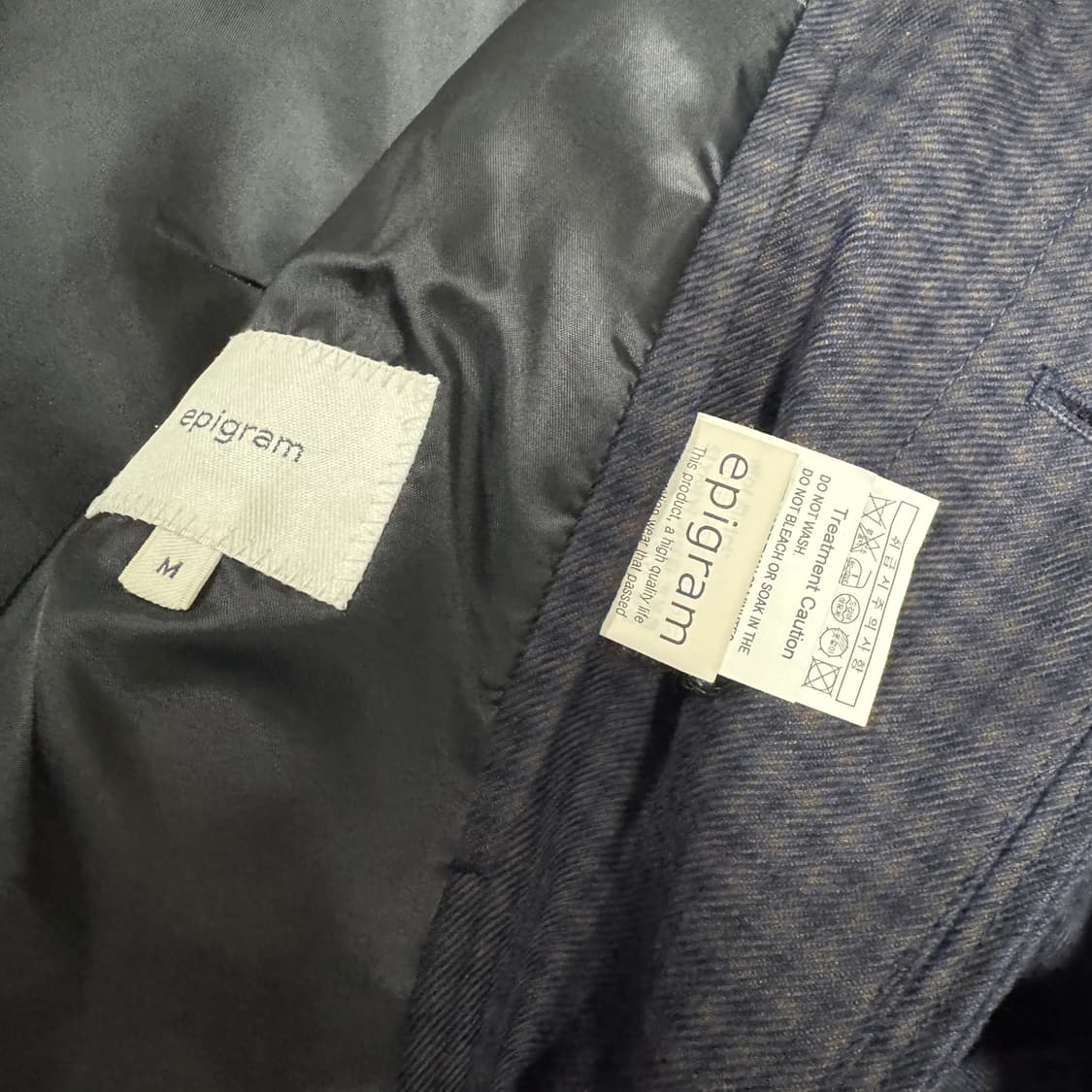 코오롱 에피그램 체크 맥 코트 M사이즈 상품이미지4