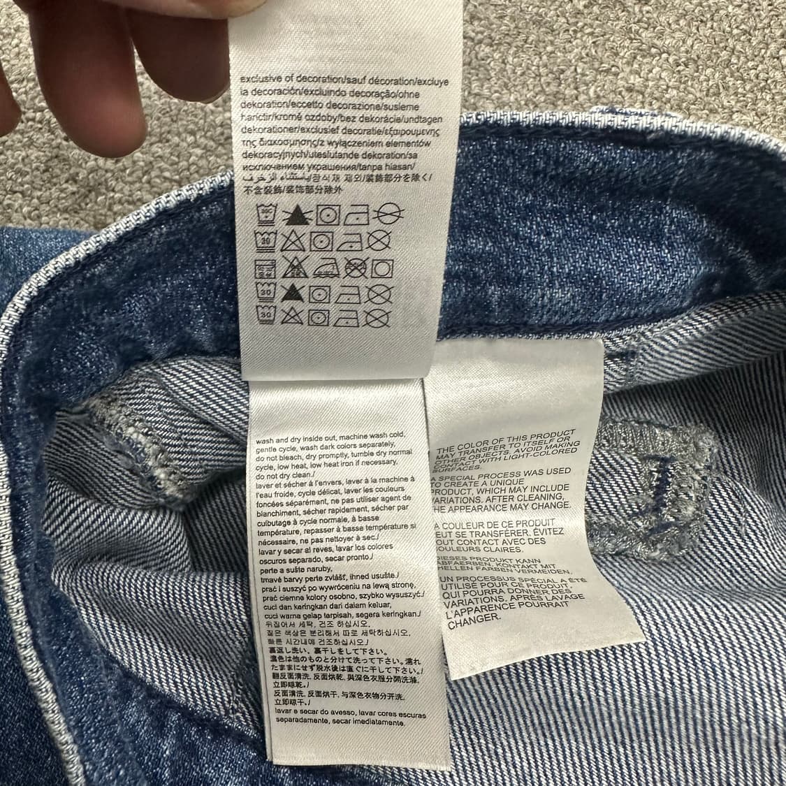 타미힐피거 데님 스커트 상품이미지5