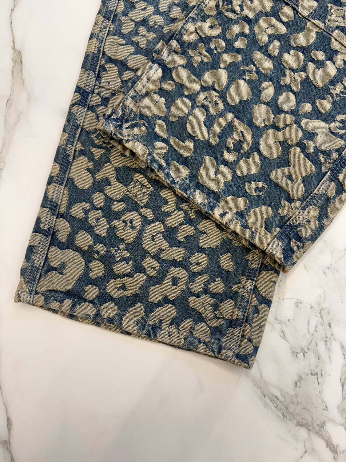 루이비통 자카드 워크웨어 데님 팬츠 상품이미지4