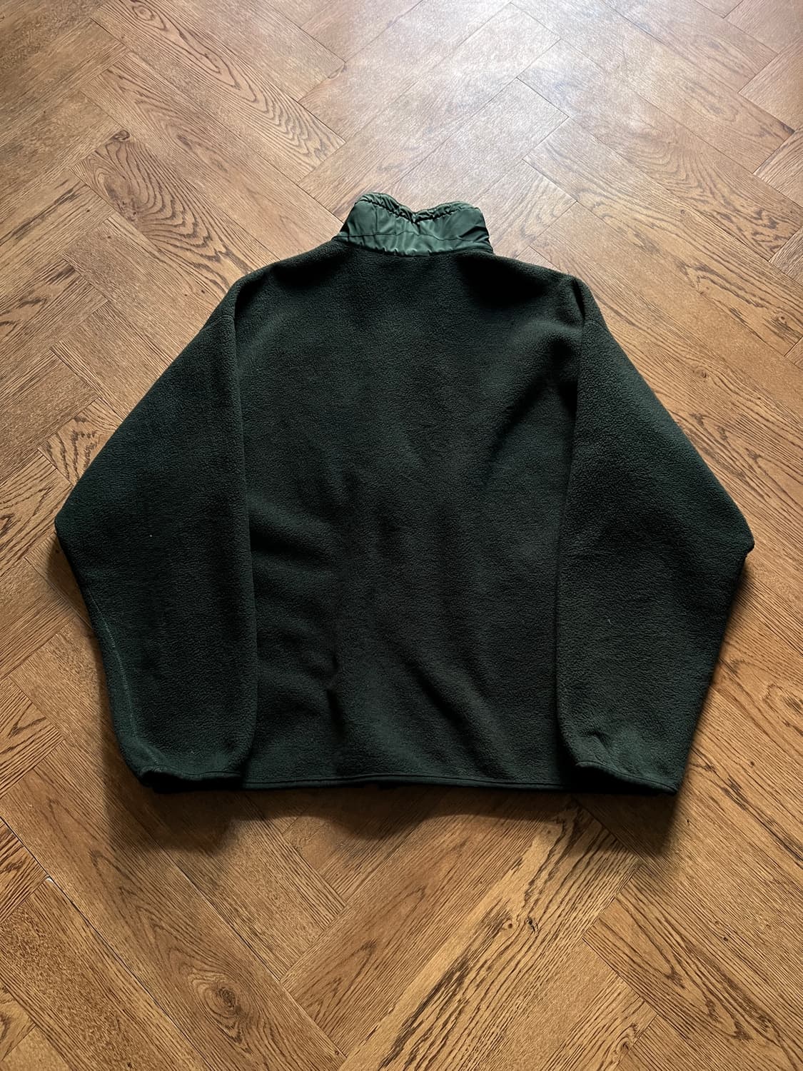 [XL]90's 파타고니아 Made in USA 레트로 그린 플리스 자켓 상품이미지7