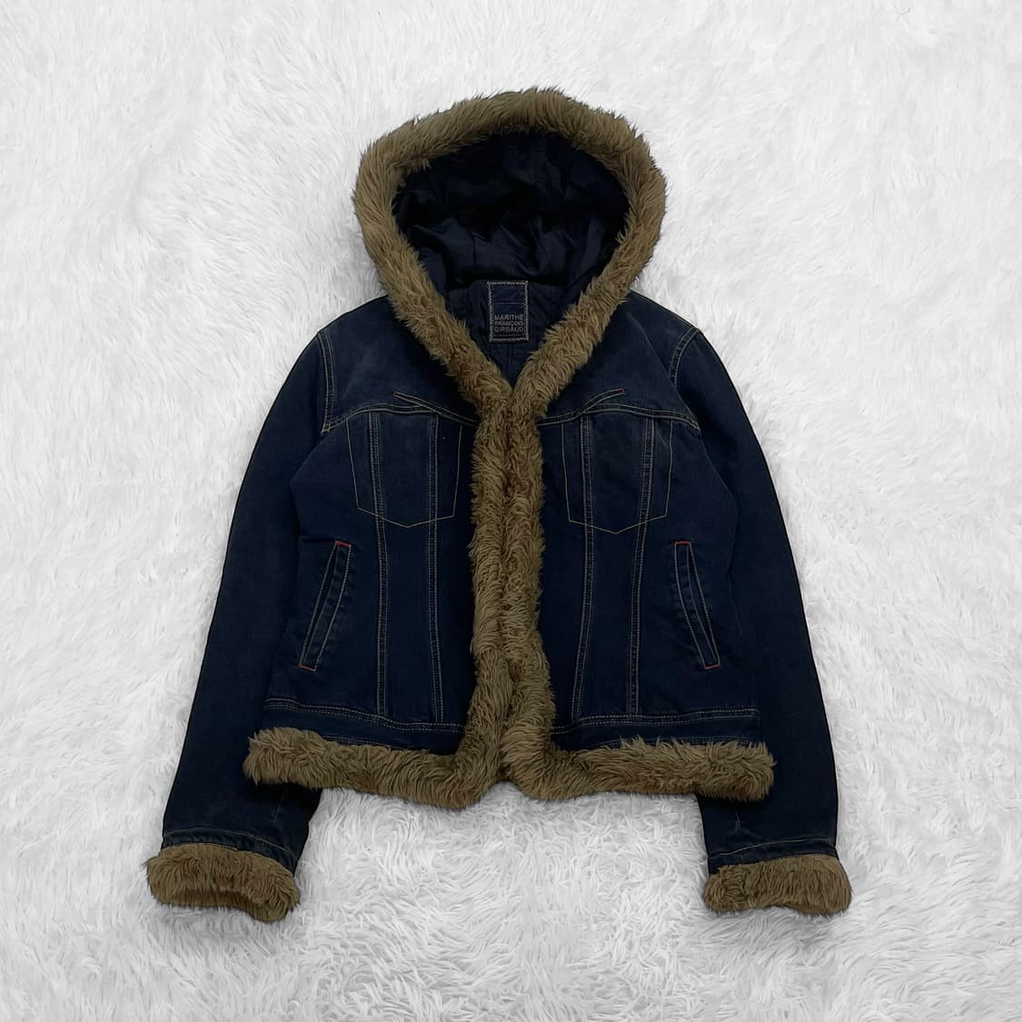마리떼프랑소와저버 데님 양털 후드 자켓 상품이미지2